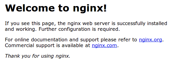 nginx-installed